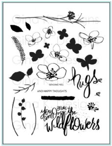 Gina K Designs - Clear Stamp - Hugs and Wildflowers