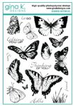 Gina K - Clear Stamps - Beautiful Butterflies