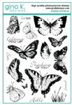 Gina K - Clear Stamps - Beautiful Butterflies