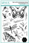 Gina K - Clear Stamps - Beautiful Wings