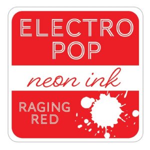 Gina K - ElectroPop Neon Ink Pad - Raging Red