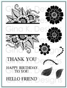 Gina K Designs - Clear Stamp - Bold and Blooming