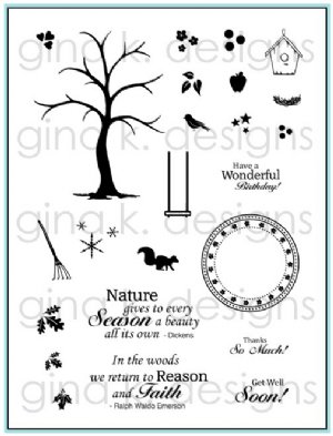 Gina K Designs - Clear Stamp - The Giving Tree