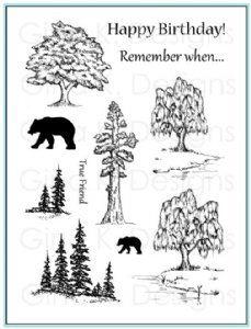 Gina K - Clear Stamp - The Northwoods 2