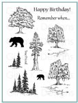 Gina K - Clear Stamp - The Northwoods 2