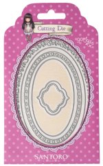Studio Light - Gorjuss - Die - Oval Frames & Label nr.474