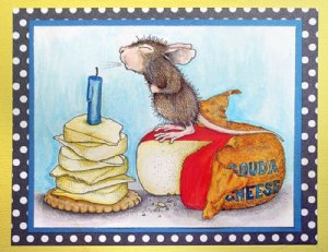 Stampendous - Wood Stamp - Gouda Wish