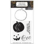 Hampton Art - Stamp and Die Combo - Halloween Pumpkins
