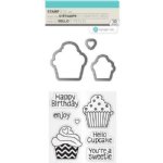 Hampton Arts - Stamp & Die Combo - CUPCAKES