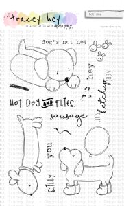 Tracey Hey - Clear Stamp - HOT DOG