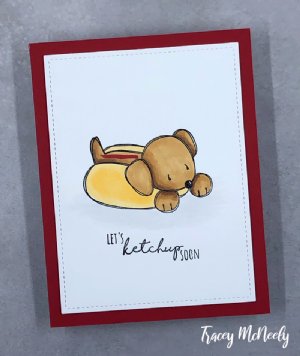 Tracey Hey - Clear Stamp - HOT DOG