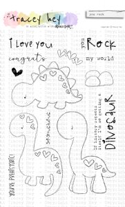 Tracey Hey - Clear Stamp - YOU ROCK
