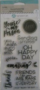 Hampton Arts  - Clear Stamp - YOU'RE MY PERSON