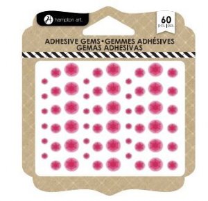 Hampton Arts - Adhesive Gems - Pink