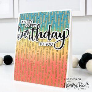 Honey Bee - Dies - Birthday