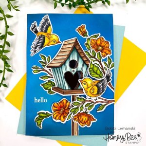 Honey Bee Stamps - Dies - Love Is In The Air