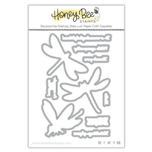 Honey Bee Stamps - Honey Cuts Die - Dragonfly