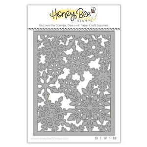 Honey Bee - Dies - Fancy Flakes A2 Cover Plate
