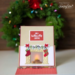 Honey Bee - Dies - Fireplace Scene Builder