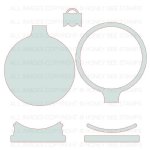 Honey Bee - Dies - Globe & Ornament Shaker Card