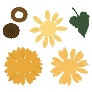 Honey Bee - Dies - Lovely Layers: Sunflowers