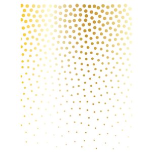 Honey Bee - Hot Foil Plate - Ombre Dots