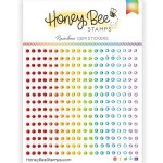 Honey Bee - Gem Stickers - Rainbow