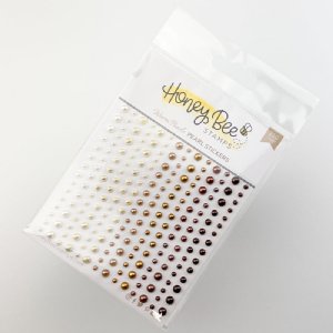 Honey Bee Stamps - Pearl Stickers - Warm Pearls