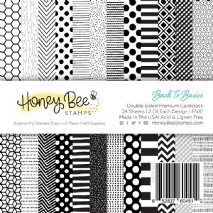 Honey Bee - 6X6 Paper Pad - Back To Basics