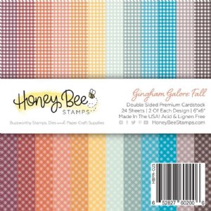Honey Bee - 6X6 Paper Pad - Gingham Galore: Fall