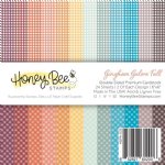 Honey Bee - 6X6 Paper Pad - Gingham Galore: Fall