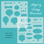 Honey Bee - Stencil Set - Layering Vintage Ornaments