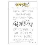 Honey Bee - Clear Stamp - Happy Birthday