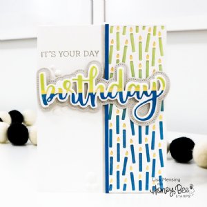 Honey Bee - Clear Stamp - Birthday