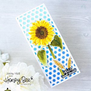 Honey Bee - Clear Stamp - Sweet Sunflowers