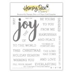 Honey Bee - Clear Stamp - Joy