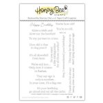 Honey Bee - Clear Stamp - Inside: Snarky Birthday Sentiments