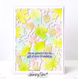 Honey Bee - Clear Stamp - Inside: Thankful Sentiments