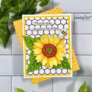 Honey Bee - Clear Stamp - Inside: Thankful Sentiments