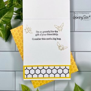 Honey Bee - Clear Stamp - Inside: Thankful Sentiments
