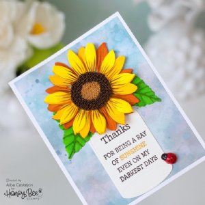 Honey Bee - Clear Stamp - Thanks