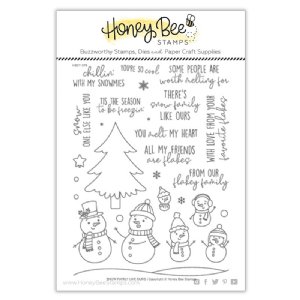 Honey Bee - Clear Stamp - Snow Family Like Ours