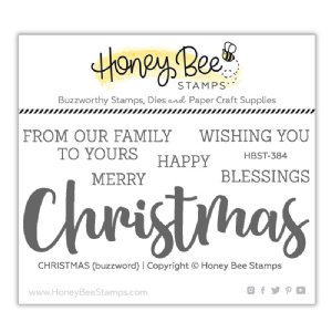 Honey Bee - Clear Stamp - Christmas Buzzword