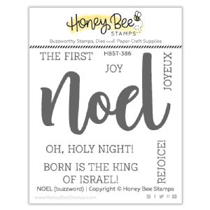 Honey Bee - Clear Stamps - Noel Buzzword