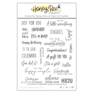 Honey Bee - Clear Stamp - Tag You're It: Celebrations