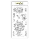 Honey Bee Stamps - Clear Stamp - Floral Vase