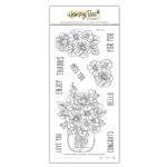 Honey Bee Stamps - Clear Stamp - Floral Vase