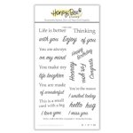 Honey Bee Stamps - Clear Stamp - Small Card - Big Hug