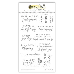 Honey Bee Stamps - Clear Stamp - Squeeze The Day