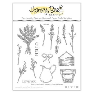 Honey Bee Stamps - Clear Stamp - Country Lavender